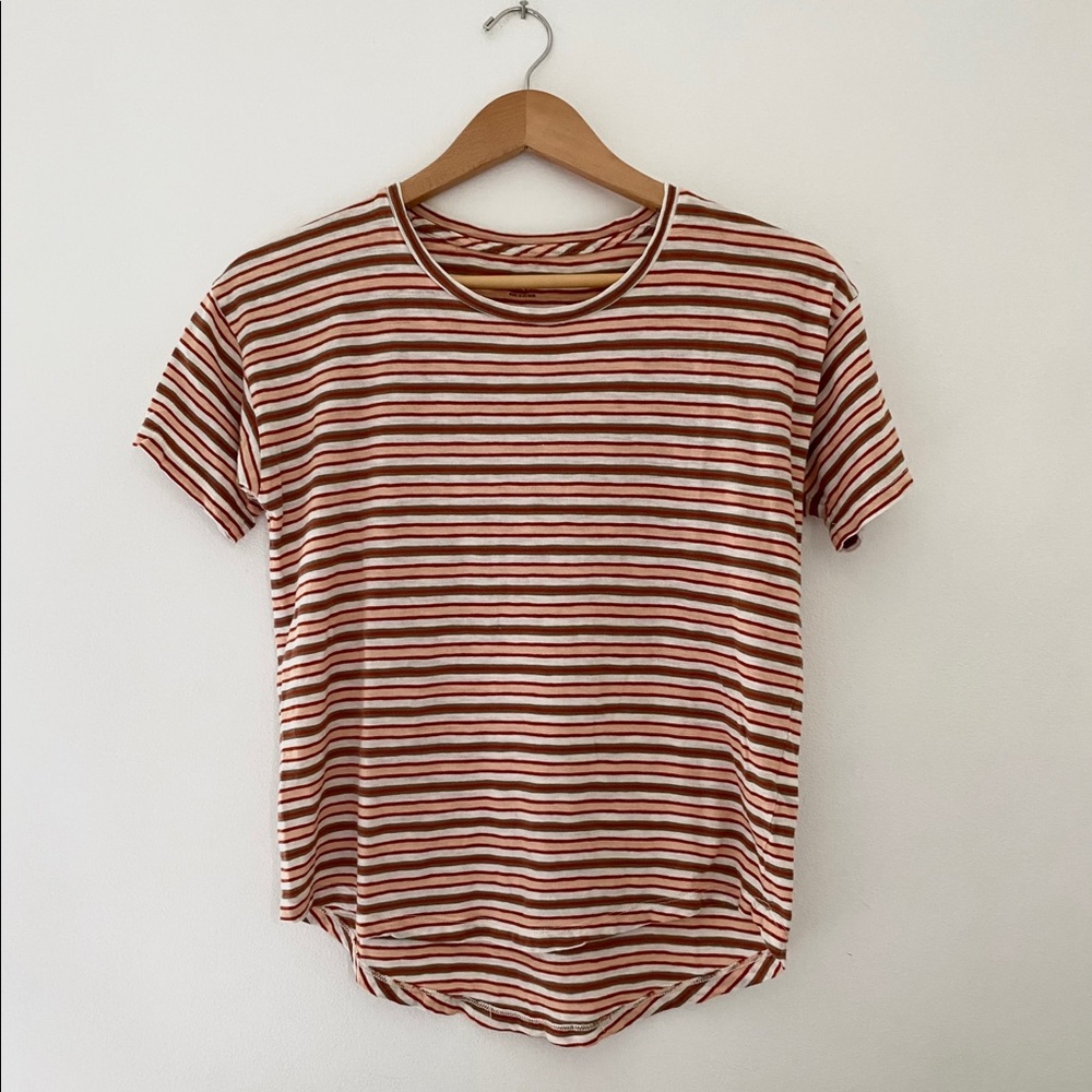 Madewell Stripped T-shirt Short Sleeved